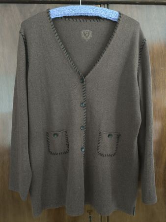 Hochwertige Kaschmir Seiden Strickjacke, BRAX, Gr. 44
