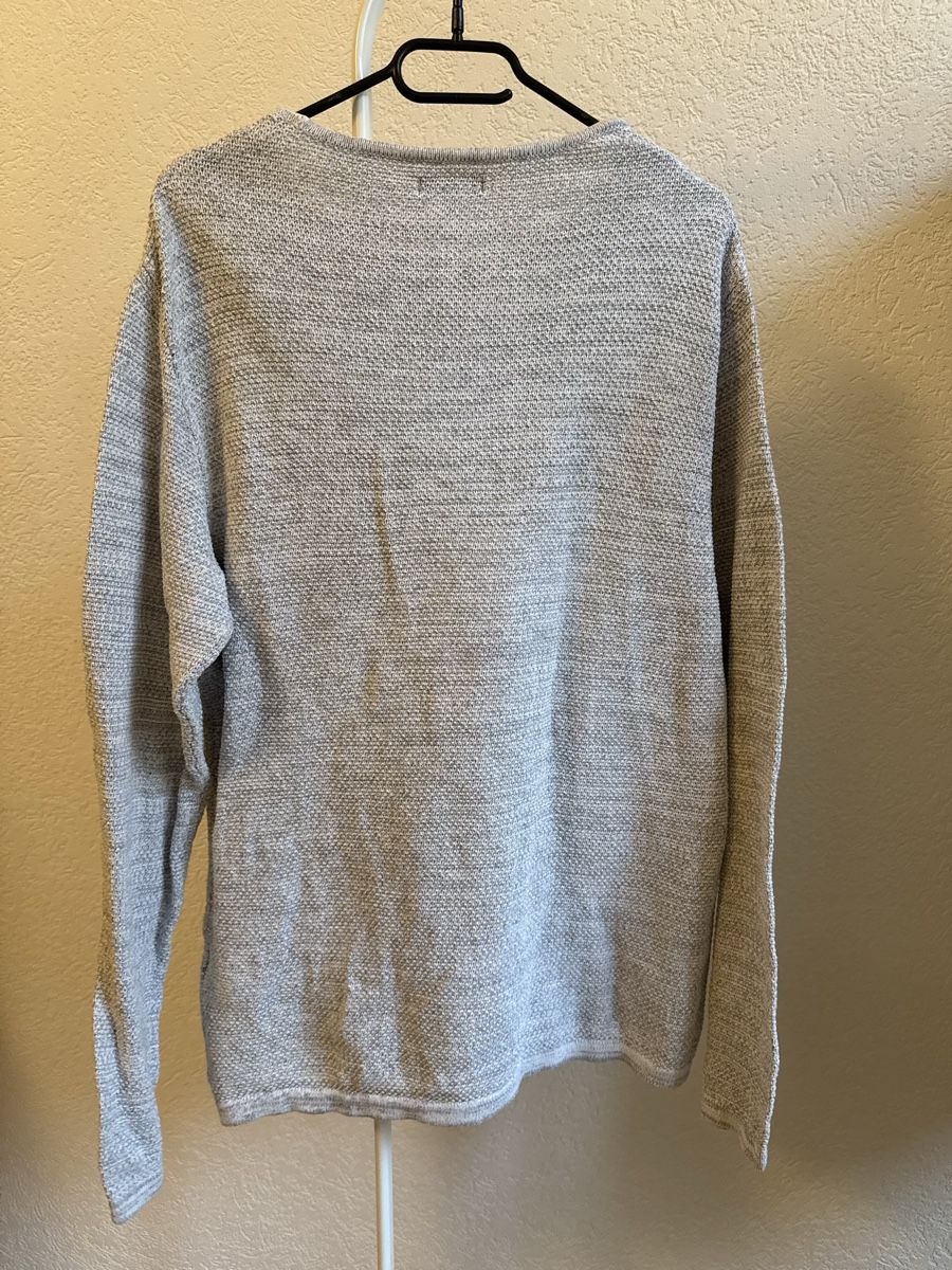 Maglioni & Felpe: Pull col rond gris clair chiné Vögele, t.L/40 – Usato da Tavannes venduto da Thriftshop 1