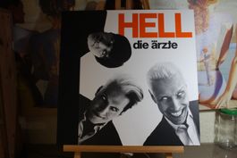 DIE ÄRZTE Hell LIMITIET 2020 DE * GEWASCHEN* vg+ selten Rar