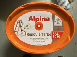 Alpina Renovierfarbe 9010 10 Liter