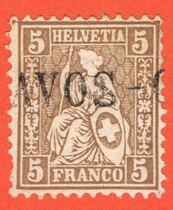 Tutti i francobolli: Stabstempel Davos-Glaris – Usato da Biberstein venduto da Jura39