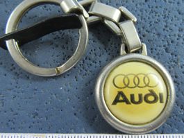 AUDI AUTO LOGO SCHLÜRSSELANHÄNGER VINTAGE OLDI