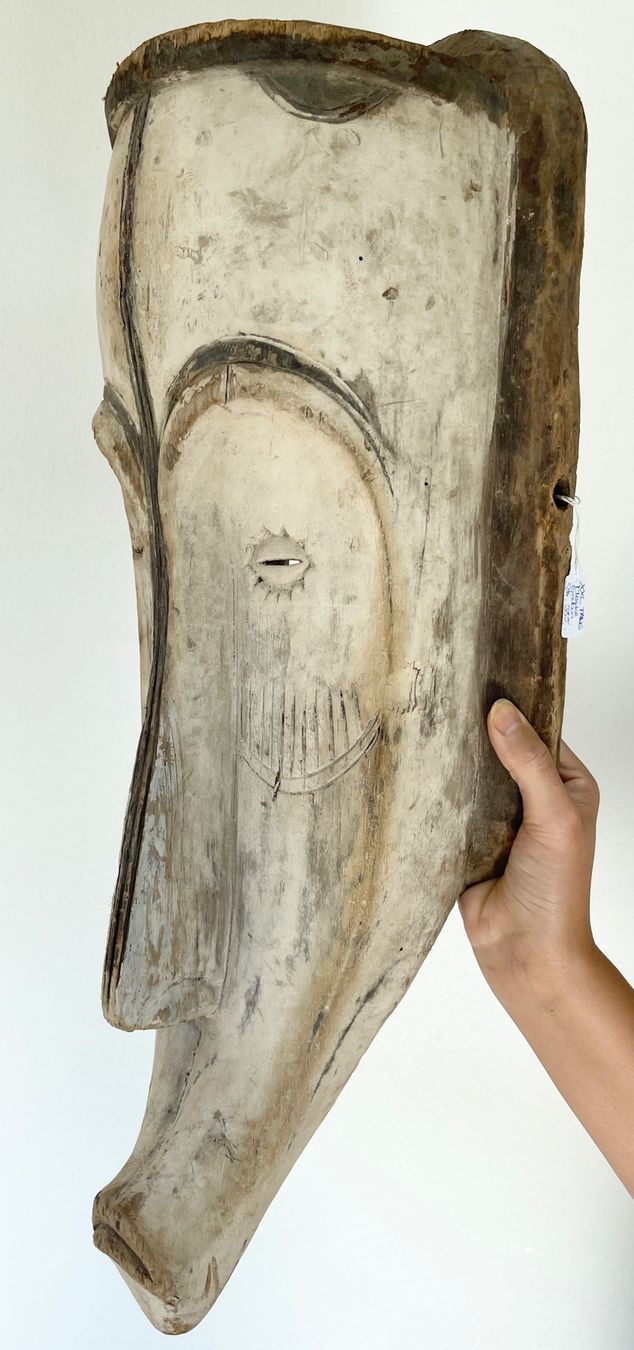 Skulpturen & Statuen: XXL alte Fang Maske Gabun Höhe 63 cm Top Stück – Gebraucht aus Rüthi (Rheintal) von Kunsthaus777 4