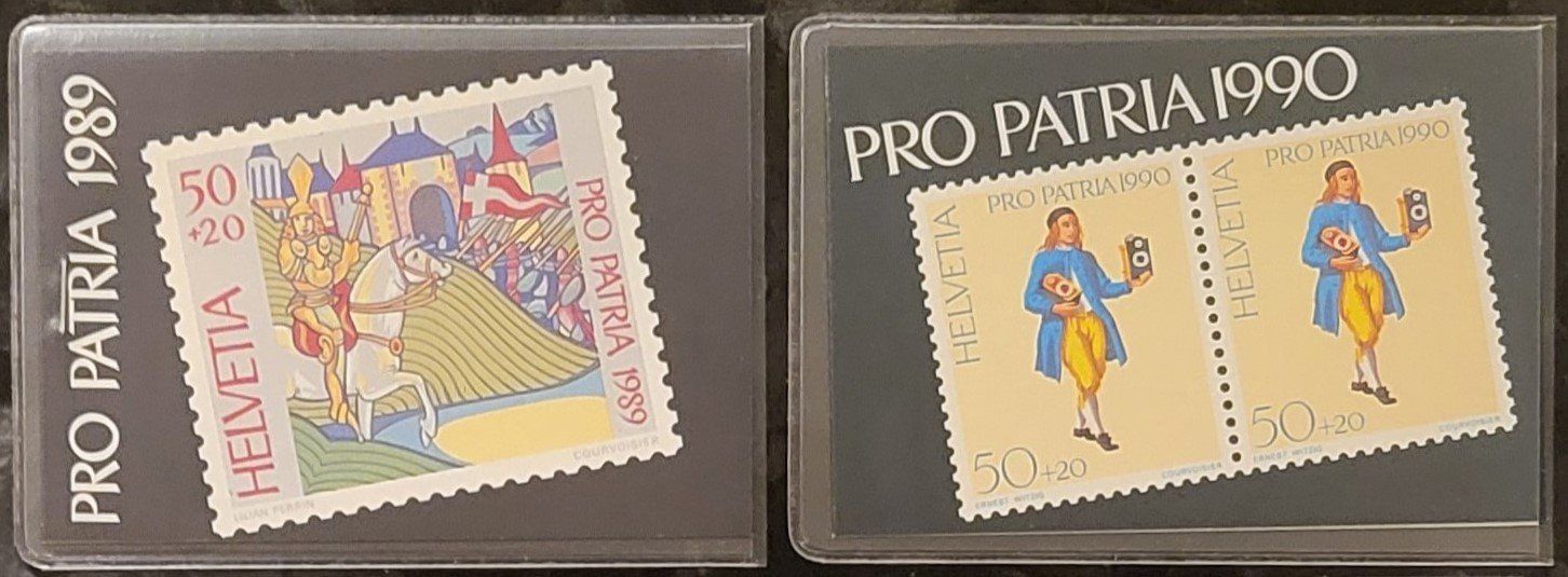 Alle Briefmarken: 10 Pro-Patria Markenheftchen, Nominal CHF 72.10, postfrisch – Neu und originalverpackt aus Castione von Rx-stamps 1