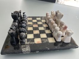 Exquisites neues Schachspiel aus Marmor