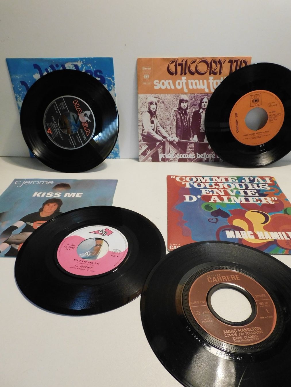 Schallplatten: Single Lp 4 Singles 60 / 70er jahre     Lp – Gebraucht aus Sursee von 76 3