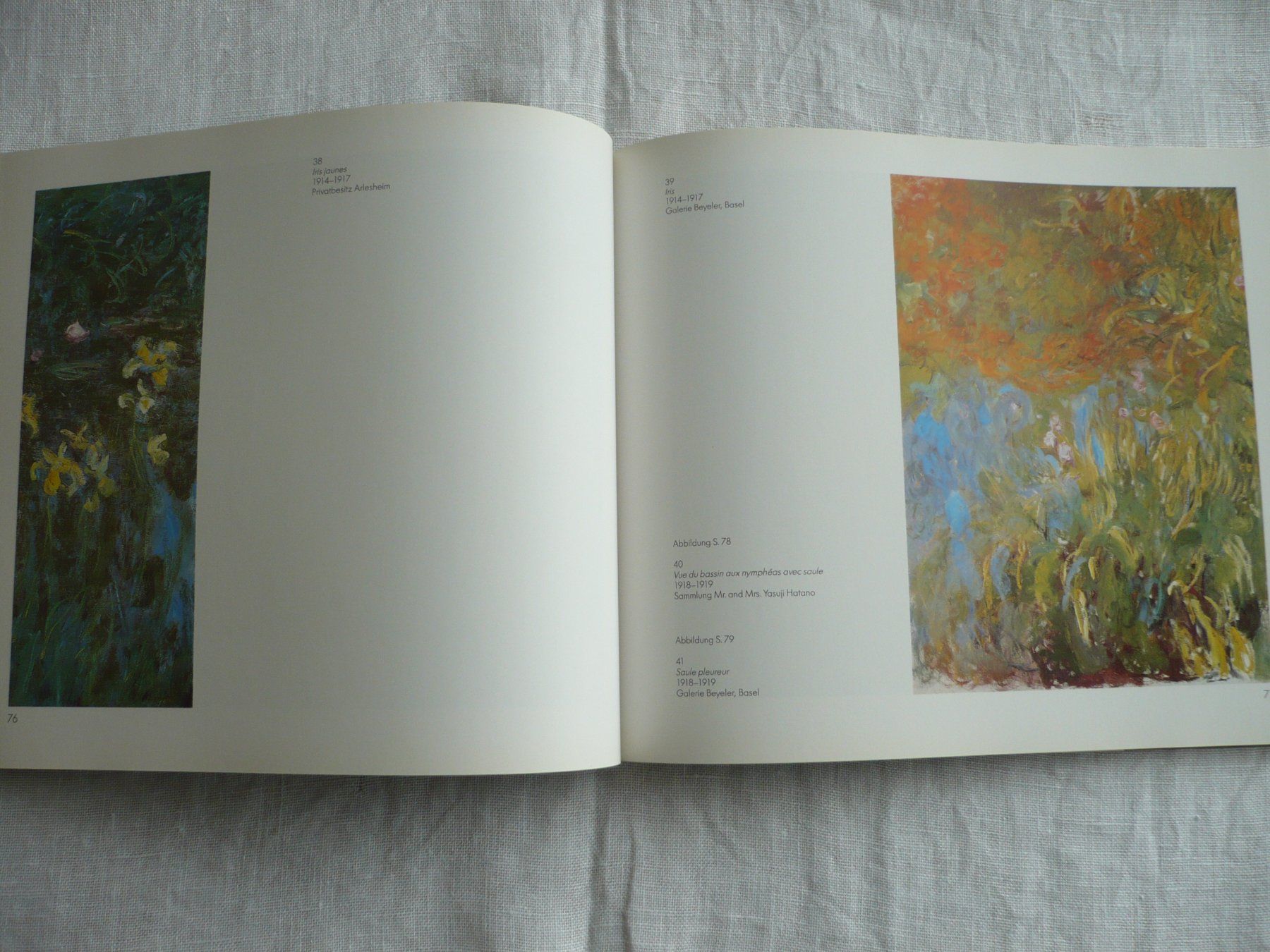 Libri: Claude Monet: Nymphéas, Kunstmuseum Basel, 1986 – Usato da Zürich venduto da saltandpepper008 1