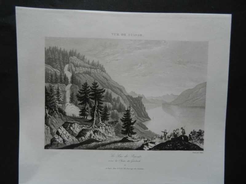 Gravures: Giessbach Brienzersee – D'occasion à Risch par Rischli15