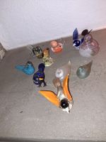 Glas Vögel Burri Bleikristall u.a .
