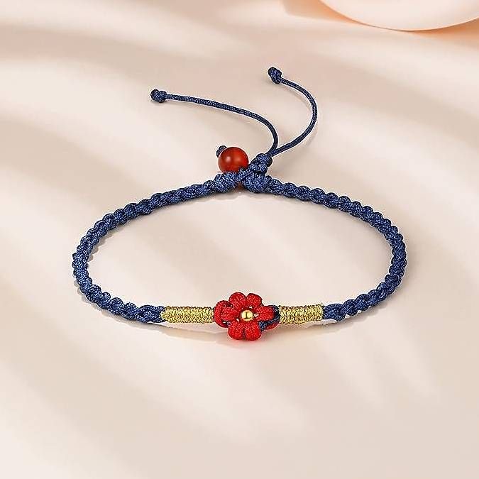 Ciondoli: 24K Gold Armbänder Blumen Charm Gold Bead – Usato da Hemmental venduto da Goldwelt