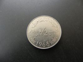 Tunesien 1/2 Dinar 1968