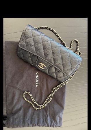 Chanel Lederclutch Tasche