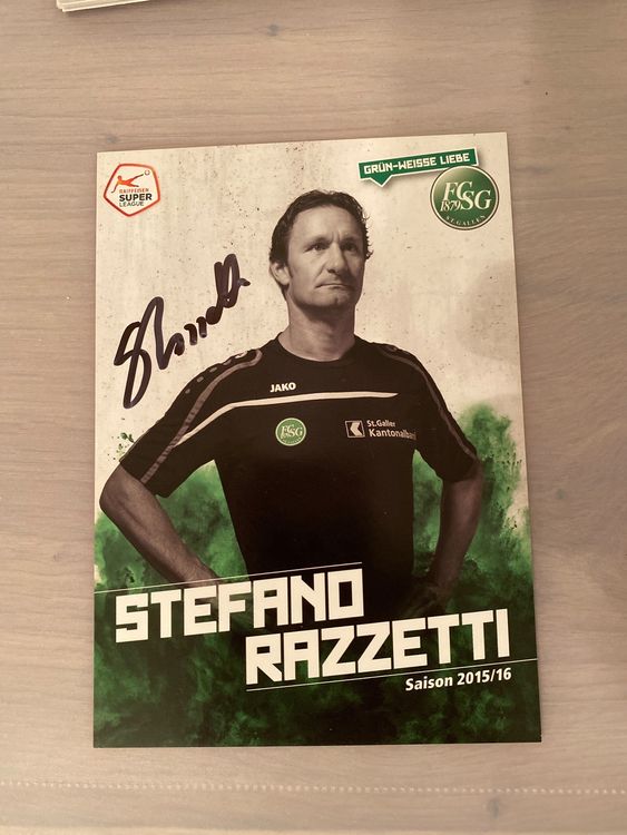 Stefano Razzetti Fcsg Autogramm Kaufen Auf Ricardo