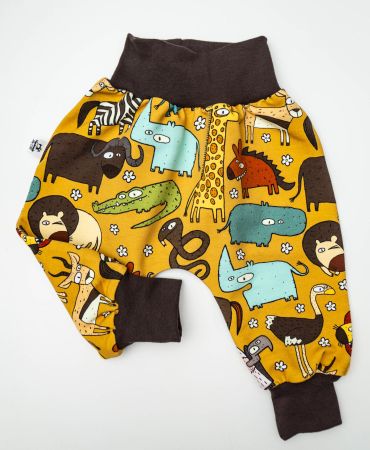 Sweat Pumphose mit lustige Tiere Gr.62/68 - NEU