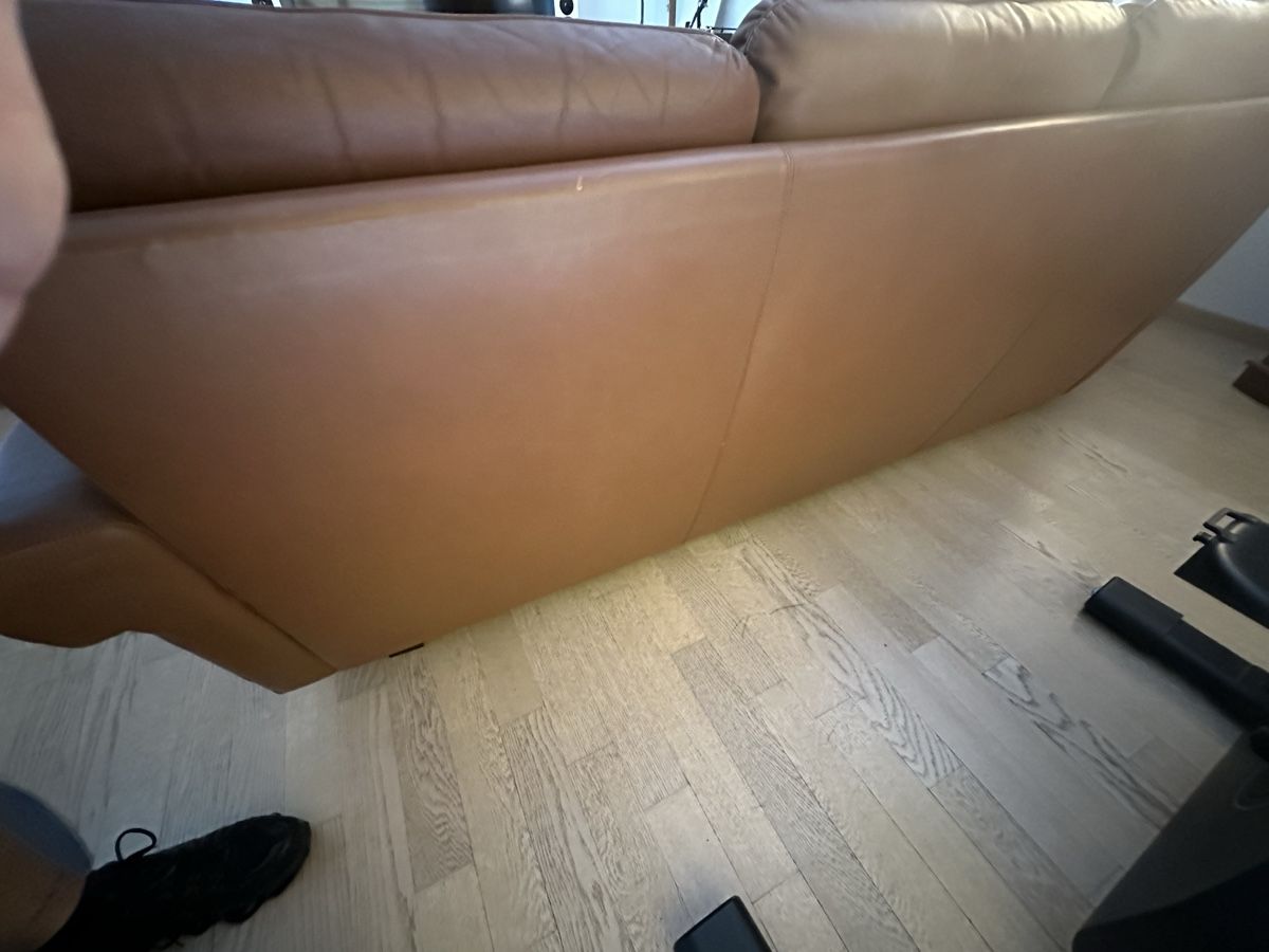 Sofas: Super Angebot!!!VINTAGE Ecksofa Leder!!! – D'occasion à Oberbipp par Angel_Queen 6