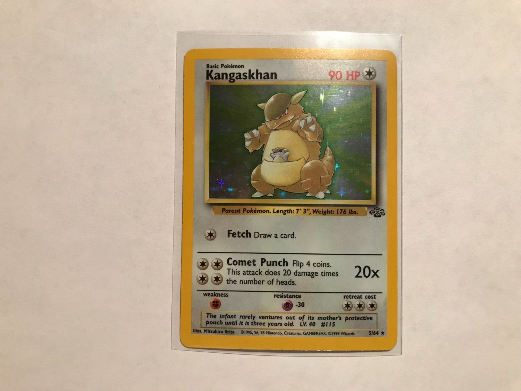 Pokémon Carte collezionabili: Kangaskhan holo Jungle – Usato da Hagendorn venduto da Pokecollectorch