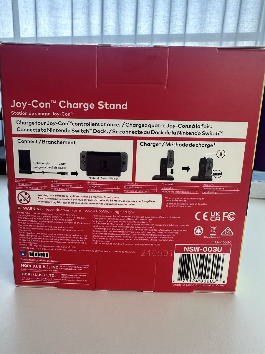 Nintendo Adapter & Kabel: Nintendo Switch Joy-Con Ladestation - Original Verpackt! – Neu und originalverpackt aus Meilen von ninifee20 2