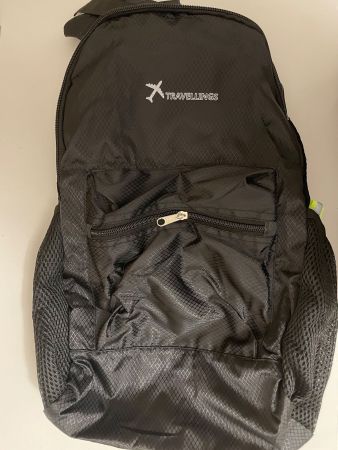 leichter Uplan Travel Rucksack, neu & ungebraucht, schwarz