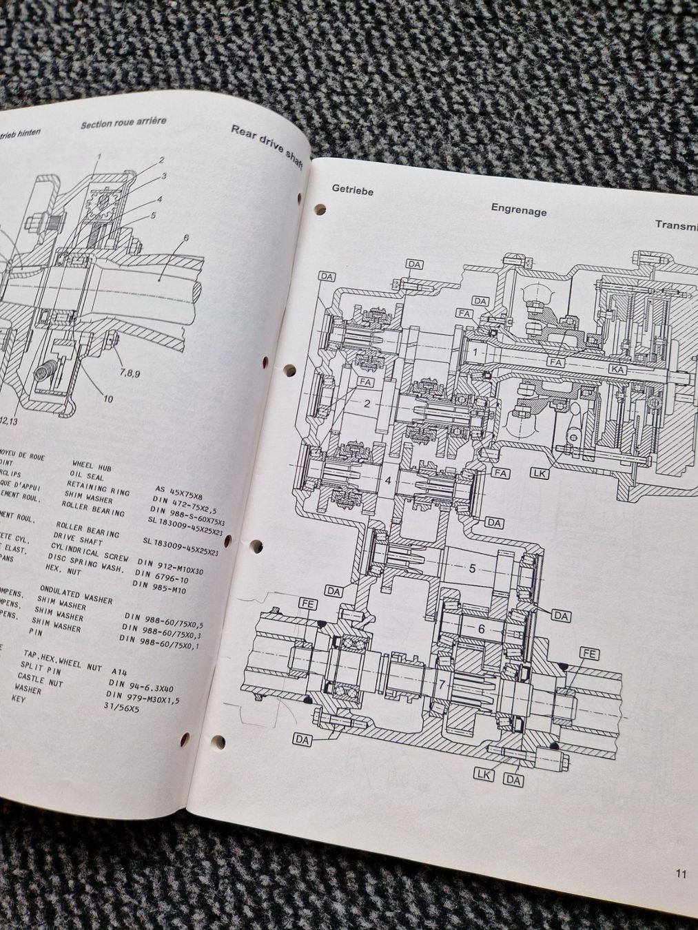 Aebi Trattori: Original ET-Liste Aebi Terratrac TT55 – Usato da Dürnten venduto da Bachtel84 3