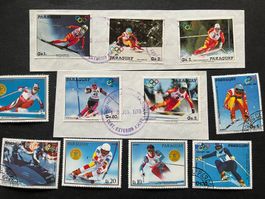 Paraguay  Olympia Winter Calgary 1988 kl Lot gest. (E962)