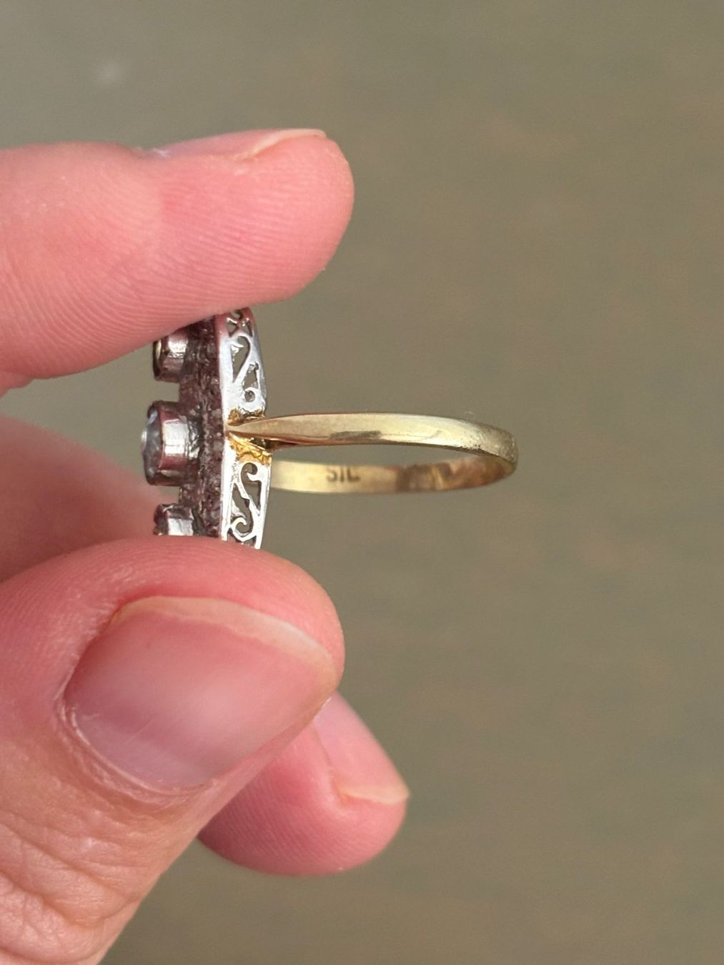 Ringe: Art Deco Ring mit Aquamarin – Gebraucht aus Jonen von Lux.K. 2