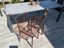 Six chaises en Polycarbonate