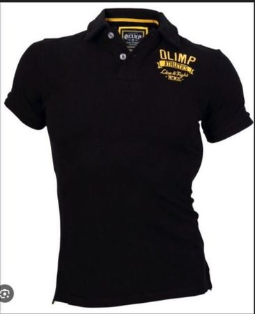 OLIMP LIVE & FIGHT Poloshirt Herren BODYBUILDING FITNESS NEU