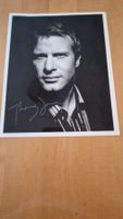 Thomas Jane, Original Autogramm auf Grossfoto in s/w