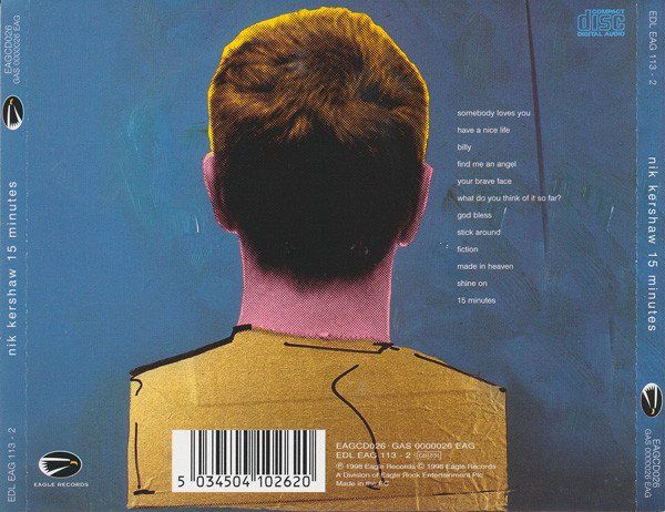 CD: CD Nik Kershaw - 15 minutes – Usato da Möriken AG venduto da mineralia 1