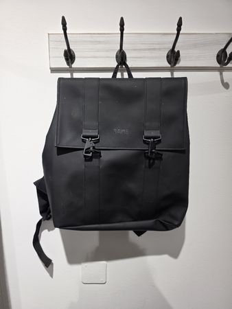 Rains Backpack schwarz guter Zustand