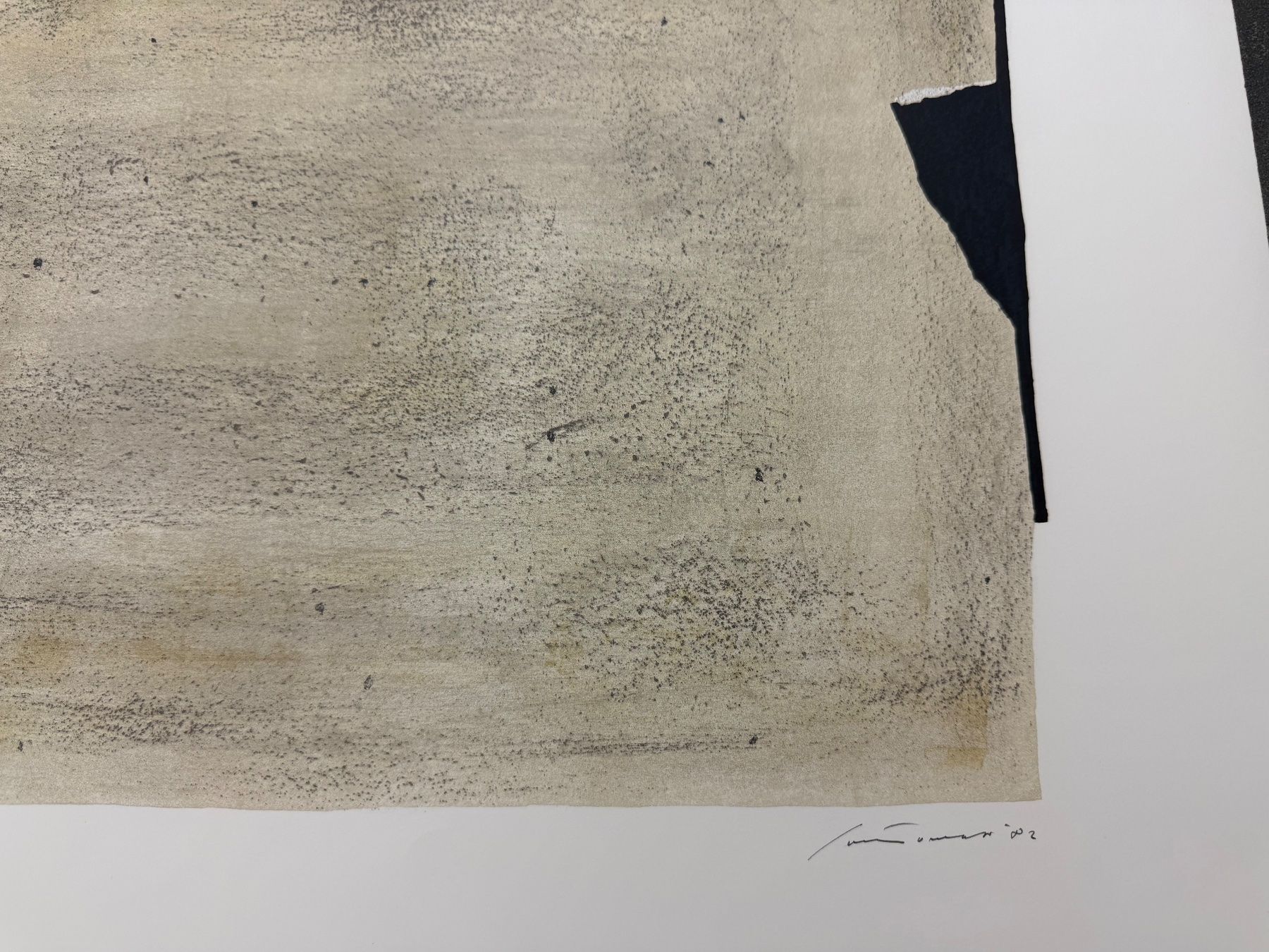 Grafiken & Lithographien: Original Giuseppe Santomaso Litographie, handsigniert, 1982 – Gebraucht aus Horn von HanSolo. 1
