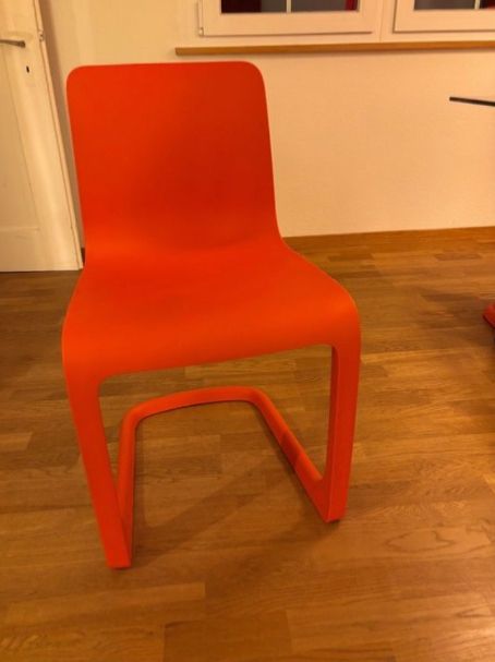 Vitra Sedie: Vitra EVO-C Jasper Morrison 2020 Design Stuhl, orange, – Nuovo (secondo la descrizione) da Weissbad venduto da FlickflauderY