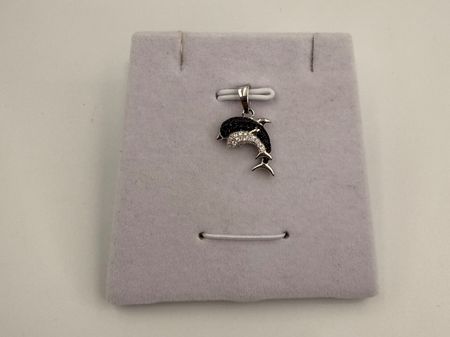 Anhänger Delfine Silber 925 Zirkonia