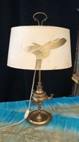 Lampe antique artistique electrifiée avec abat-jour
