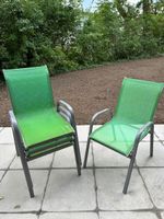 5 Gartenstühle in grün