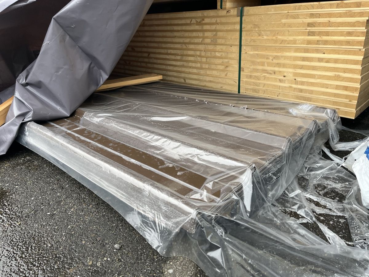 Altri materiali per l'edilizia: Restposten Trapezblech für Holzabdeckung – Nuovo e nell'imballaggio originale da Vaduz venduto da FESALP 3