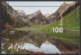2018, Landschaft Alpstein Block Nr. 1586 postfrisch **