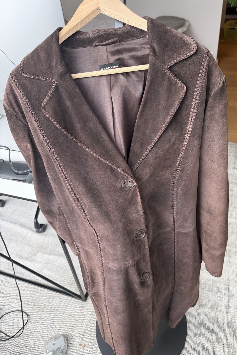 Gerry Weber Cappotti: Samoon/Gerry Weber Rauhlederjacke - Grösse 50 – Usato da Weggis venduto da agabara77 8