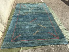Gabbeh 285x205cm teppich handgeknüpft sauber