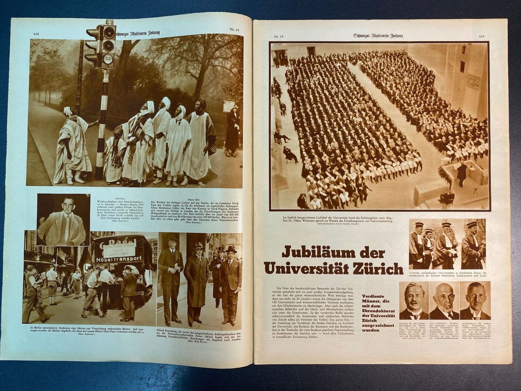 Riviste & Magazine: Zeitschrift Schweizer Illustrierte 1933 10. Mai Nr. 19 – Usato da Oberägeri venduto da Nussbi6 1