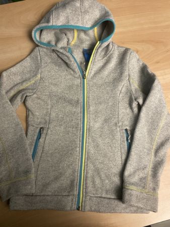 46 Nord Knitt tec Jacke mit Kapuze, Grösse 140 Top Zustand!