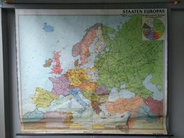 Rollkarte Europa Politisch