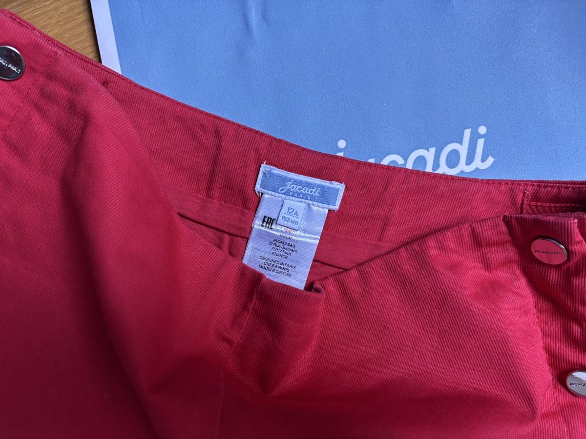 Jacadi Pantaloni: Short Jacadi Rouge 12 ans - 152cm – Nuovo (secondo la descrizione) da Founex venduto da ari_2gt7 2