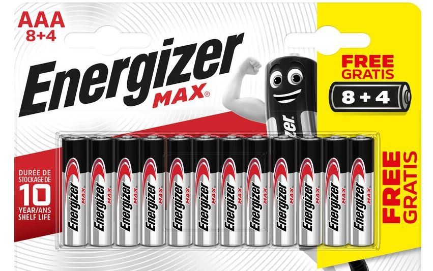 Energizer Caricatori & Batterie: Energizer Batterien AAA 8+4 – Nuovo e nell'imballaggio originale da Wila venduto da Lischim
