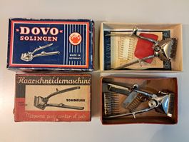 Paar antike Haarschneidemaschinen, Tondeuse