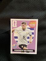 Federico Valverde Panini Extra Sticker Lila