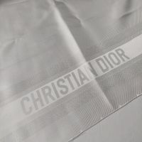 Christian Dior Foulard Seide 100% 0.97x0.97m ivory Panel