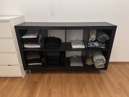 Regal schwarz 8 Fächer guter Zustand