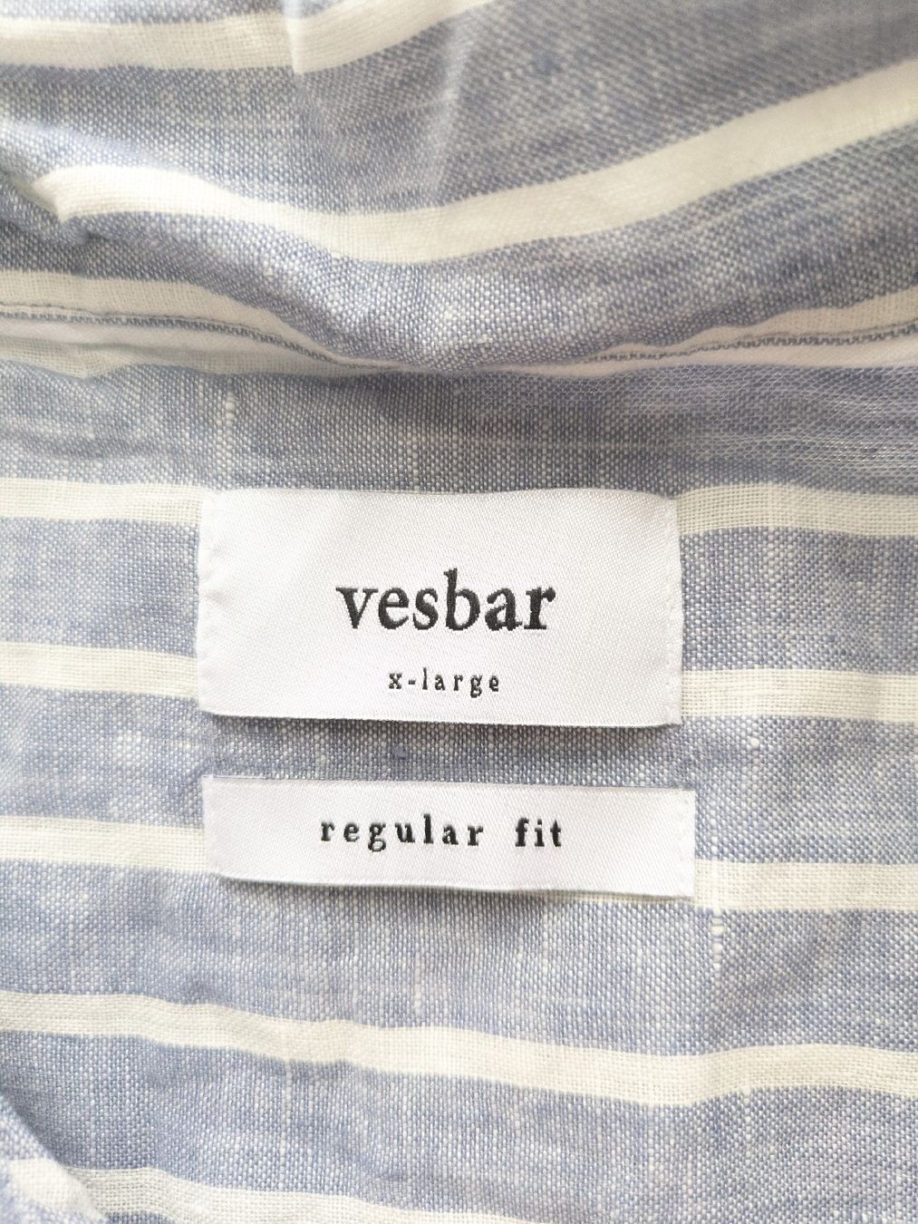 Hemden: Vesbar Leinenhemd Grösse X-Large gestreift Regular Fit  – Gebraucht aus Rorschach von joh_v2y2 2