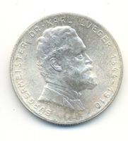 Österreich 2 Schilling 1935 Lueger Silber fast unzirkuliert